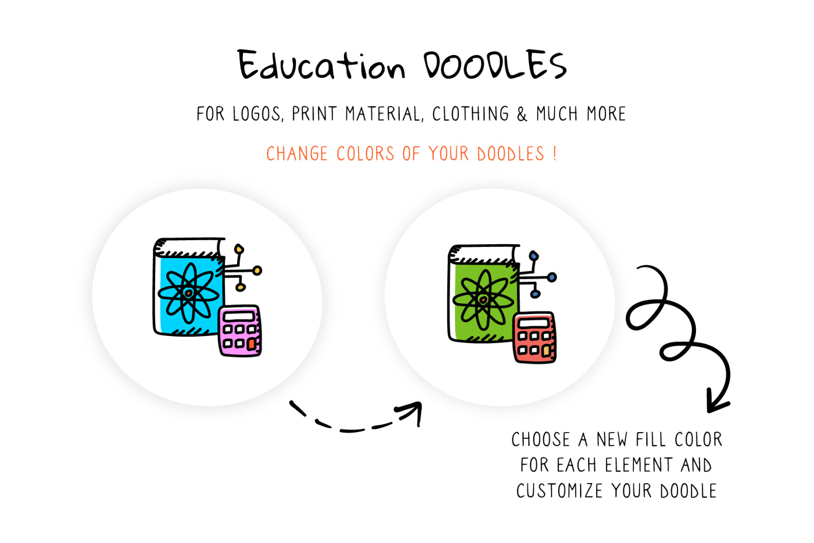 Education Doodle Icons Education Doodle Icons