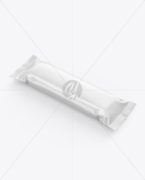 Glossy Snack Bar Mockup