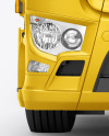 Сement Trailer Mockup - Front View
