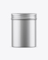 Metallic Round Tin Box Mockup