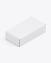 Two Matte Paper Boxes Mockup - Isometric View