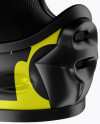 Motocross Helmet Mockup - Half Side View