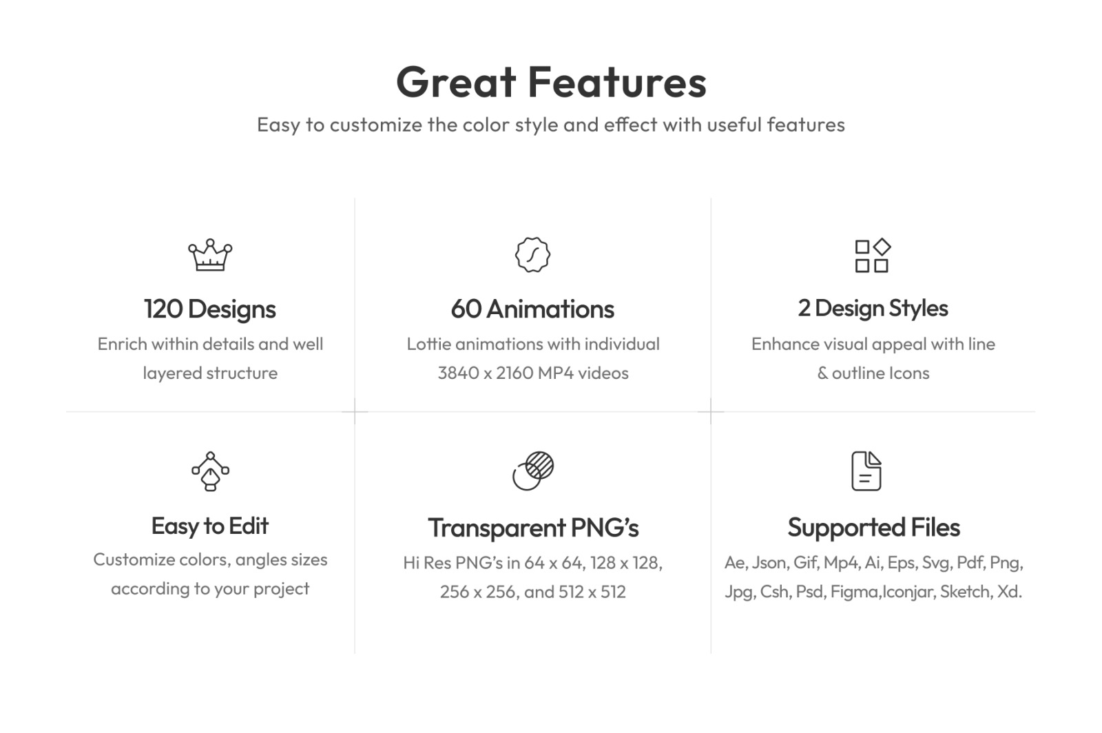 Linear NFT Icons Linear NFT Icons