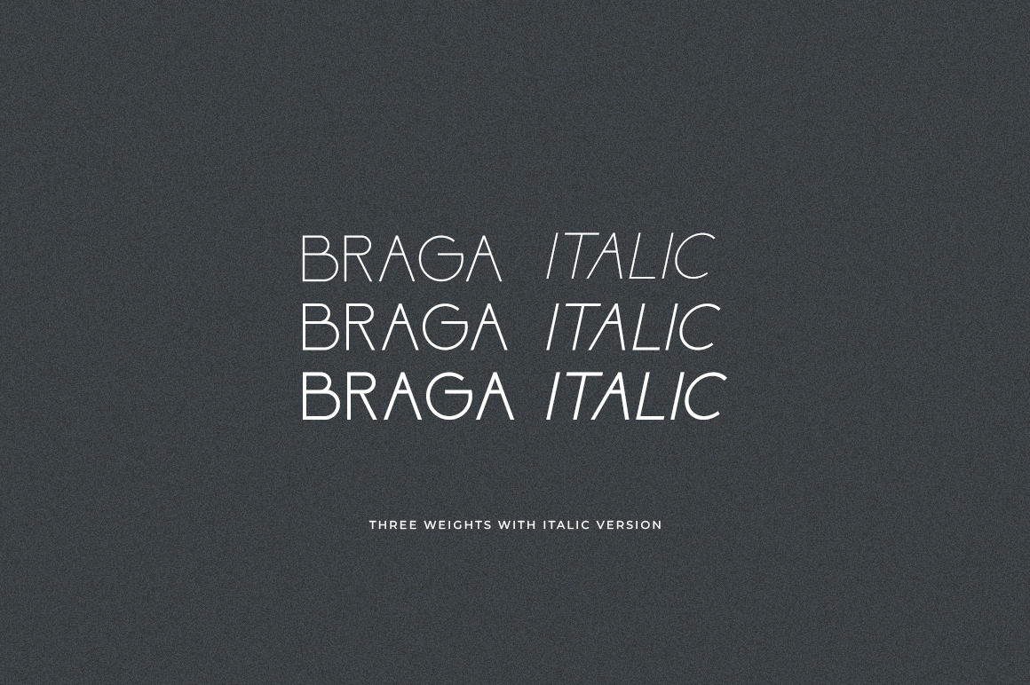 Braga - Modern Sans Serif Font