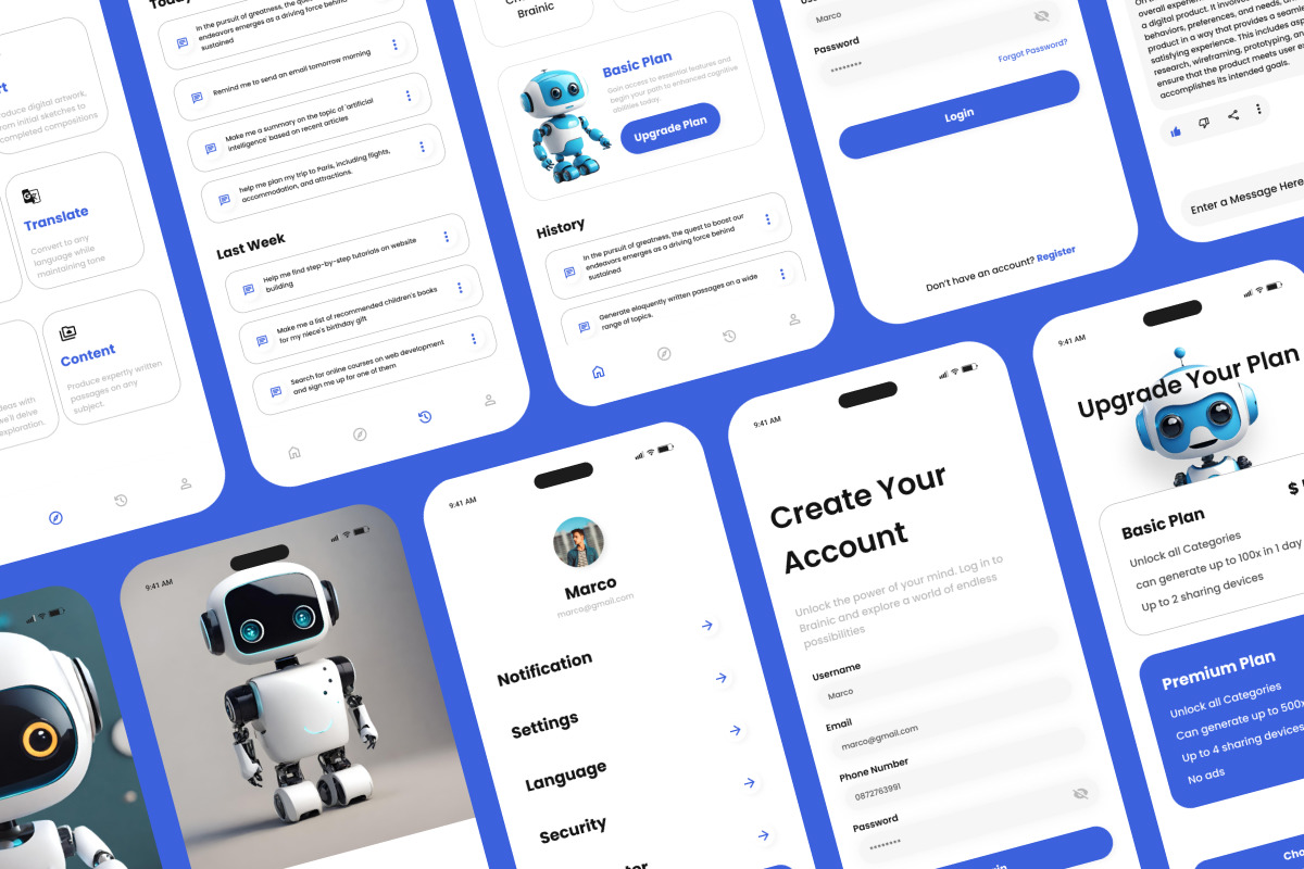 Brainic - Ai Chatbot Mobile App