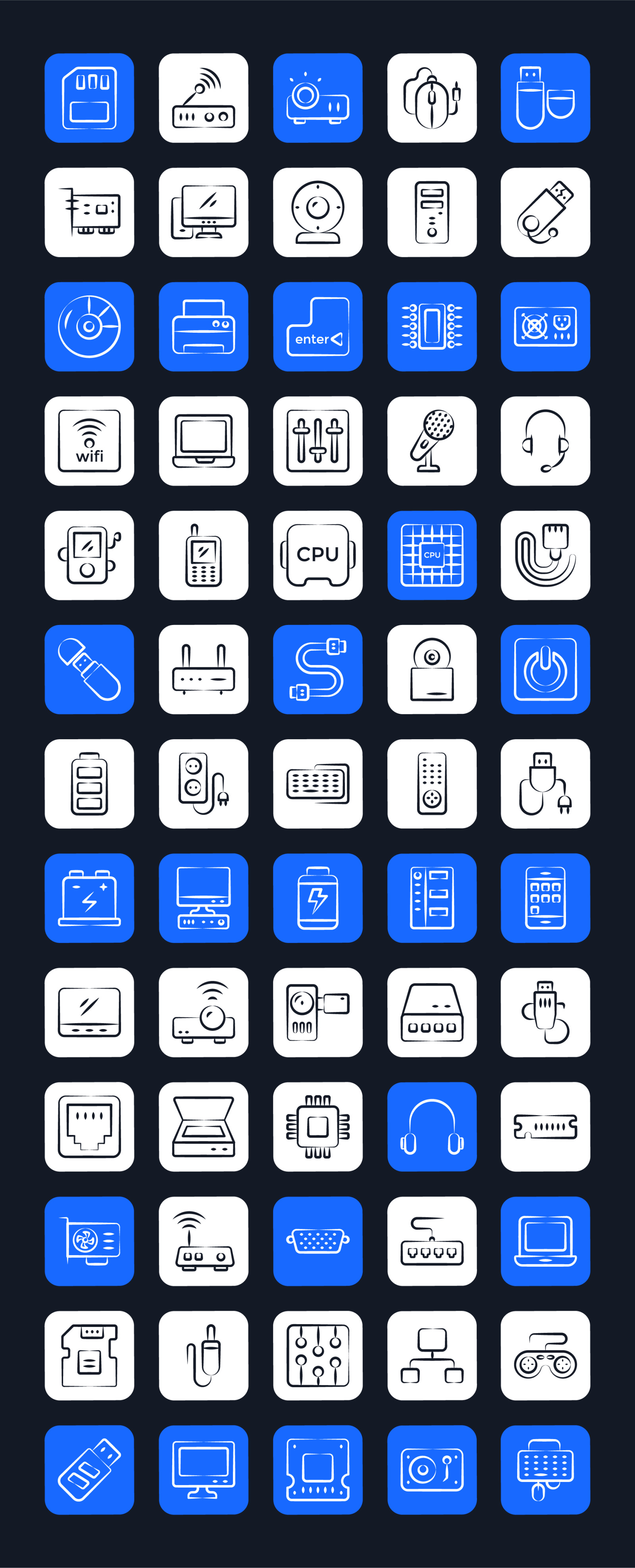 Hardware Icon Set Hardware Icon Set