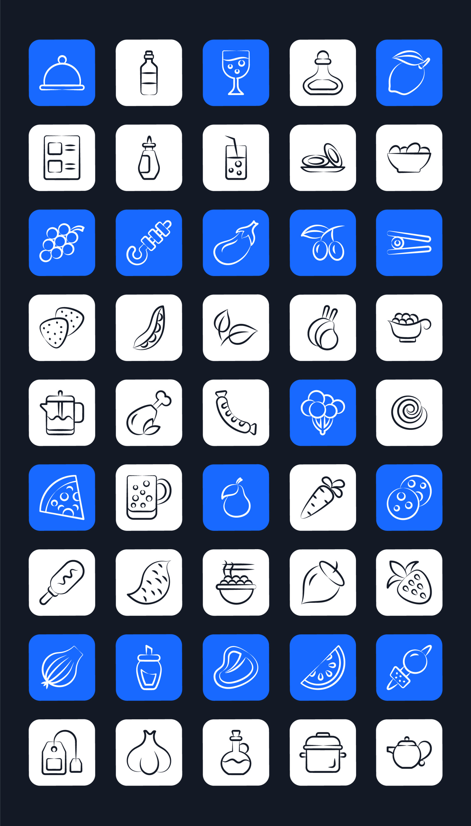 Food and Drinks Icons