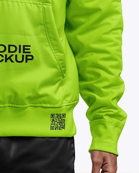 Man in a Hoodie Mockup