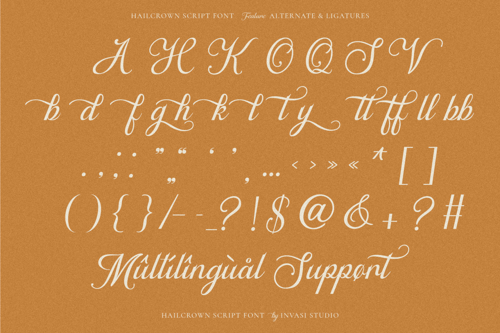 Hailcrown - Classic Script Font Hailcrown - Classic Script Font