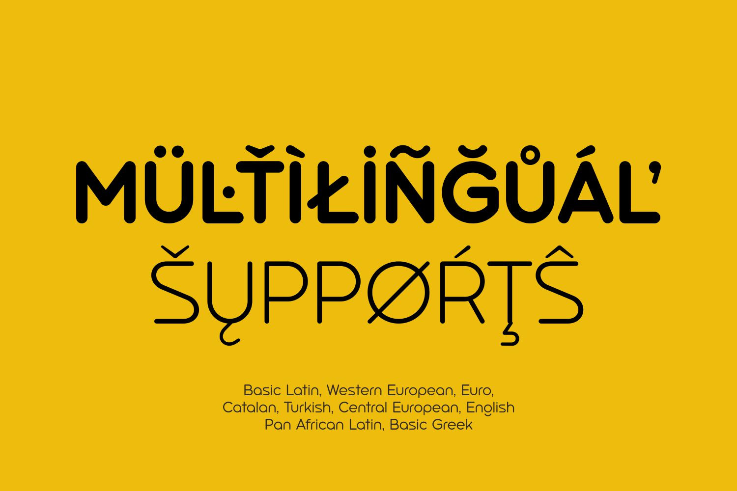 Goodly - Geometric Rounded Fonts Family Goodly - Geometric Rounded Fonts Family