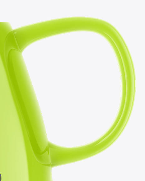 Glossy Watering Can Mockup