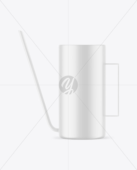 Matte Watering Can Mockup