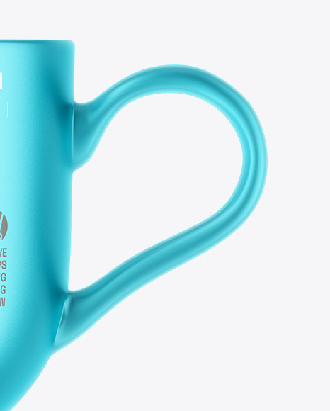 Matte Metallic Mug Mockup