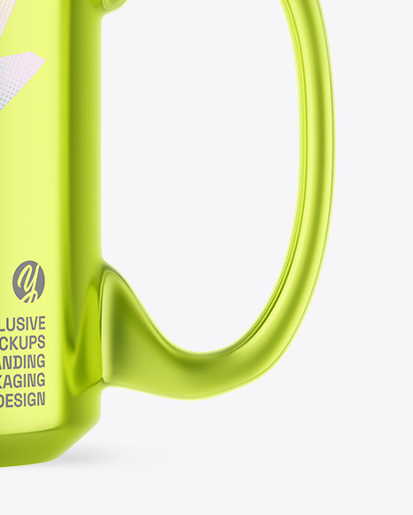 Metallic Mug Mockup