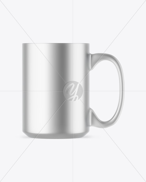 Matte Metallic Mug Mockup