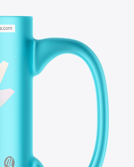 Matte Metallic Mug Mockup