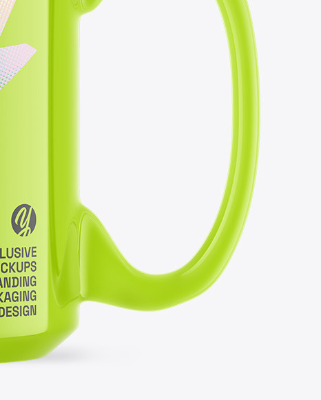 Glossy Mug Mockup