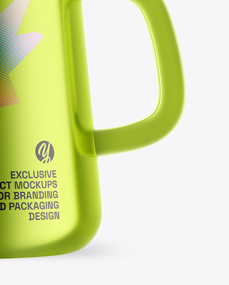Metallic Mug Mockup