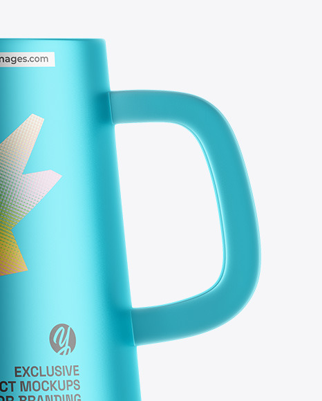 Matte Metallic Mug Mockup
