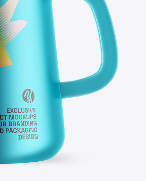 Matte Metallic Mug Mockup