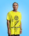 Man Wearing an Oversize T-Shirt Mockup