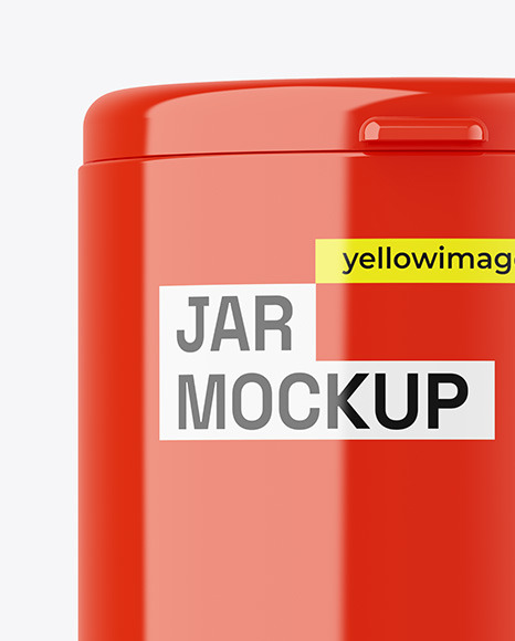 Glossy Jar Mockup