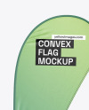 Convex Flag Mockup