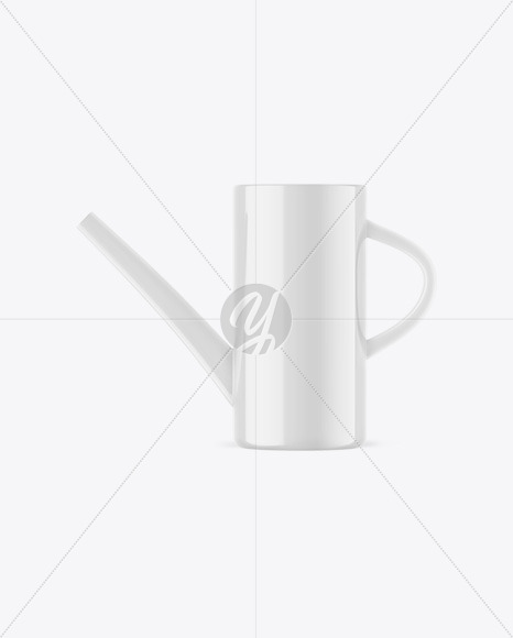 Glossy Watering Can Mockup