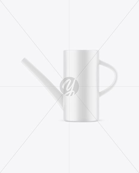 Matte Watering Can Mockup