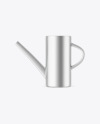 Matte Metallic Watering Can Mockup