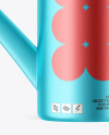 Matte Metallic Watering Can Mockup