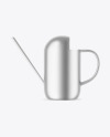 Matte Metallic Watering Can Mockup