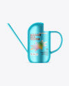 Matte Metallic Watering Can Mockup