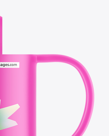 Matte Watering Can Mockup