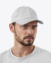 Man in a Baseball Cap Mockup