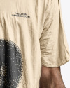 Man Wearing an Oversize T-Shirt Mockup