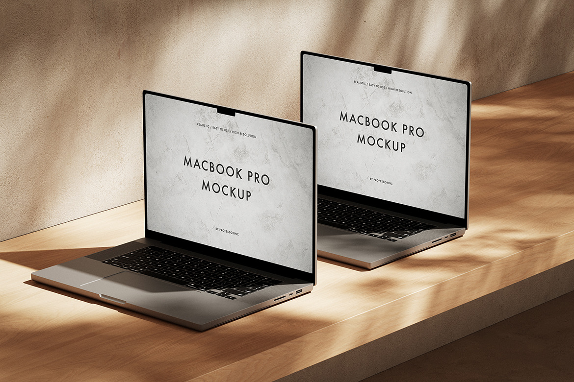 MacBook Pro Mockup Set