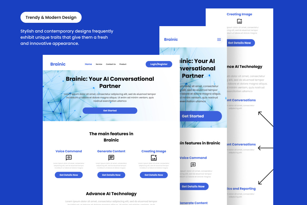 Brainic - Ai Chat Bot Landing Page V2