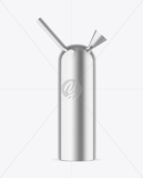 Metallic Watering Can Mockup
