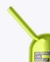 Metallic Watering Can Mockup