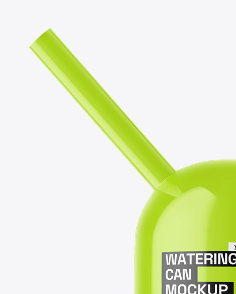 Glossy Watering Can Mockup