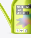 Metallic Watering Can Mockup