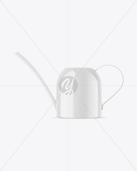 Glossy Watering Can Mockup