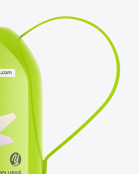 Glossy Watering Can Mockup