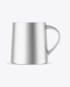 Matte Metallic Mug Mockup