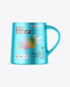 Matte Metallic Mug Mockup