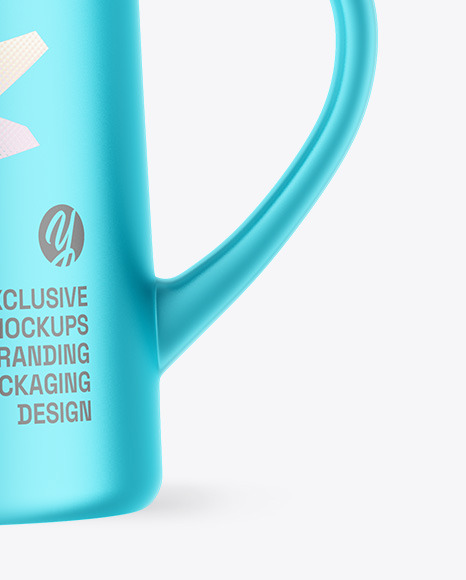 Matte Metallic Mug Mockup