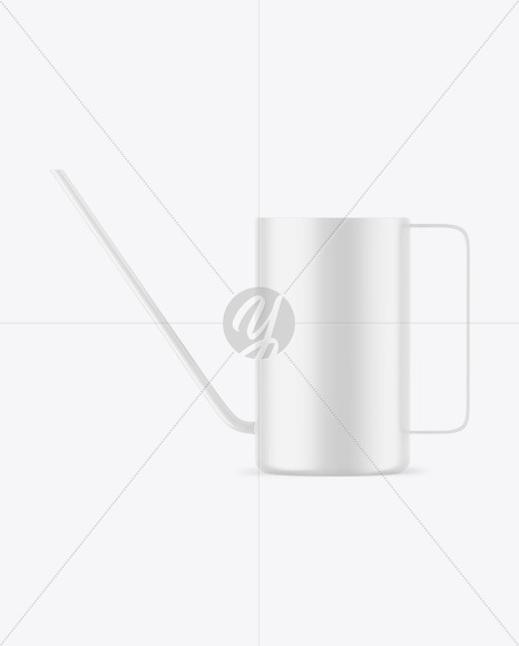 Matte Watering Can Mockup