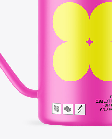 Matte Watering Can Mockup