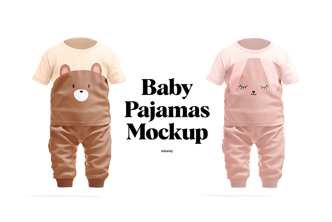 Baby Pajamas Mockups